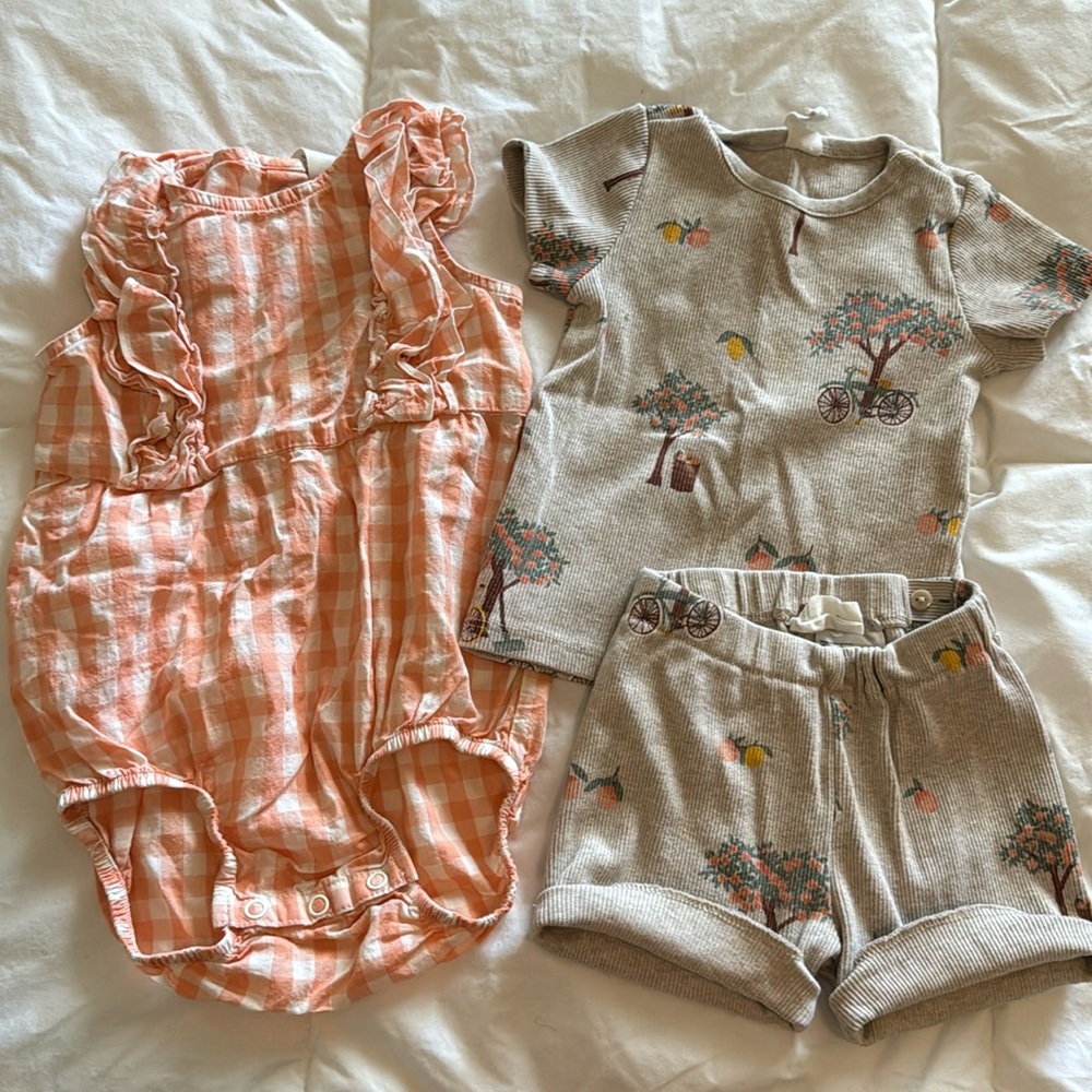 Lot of H&M baby summer clothes